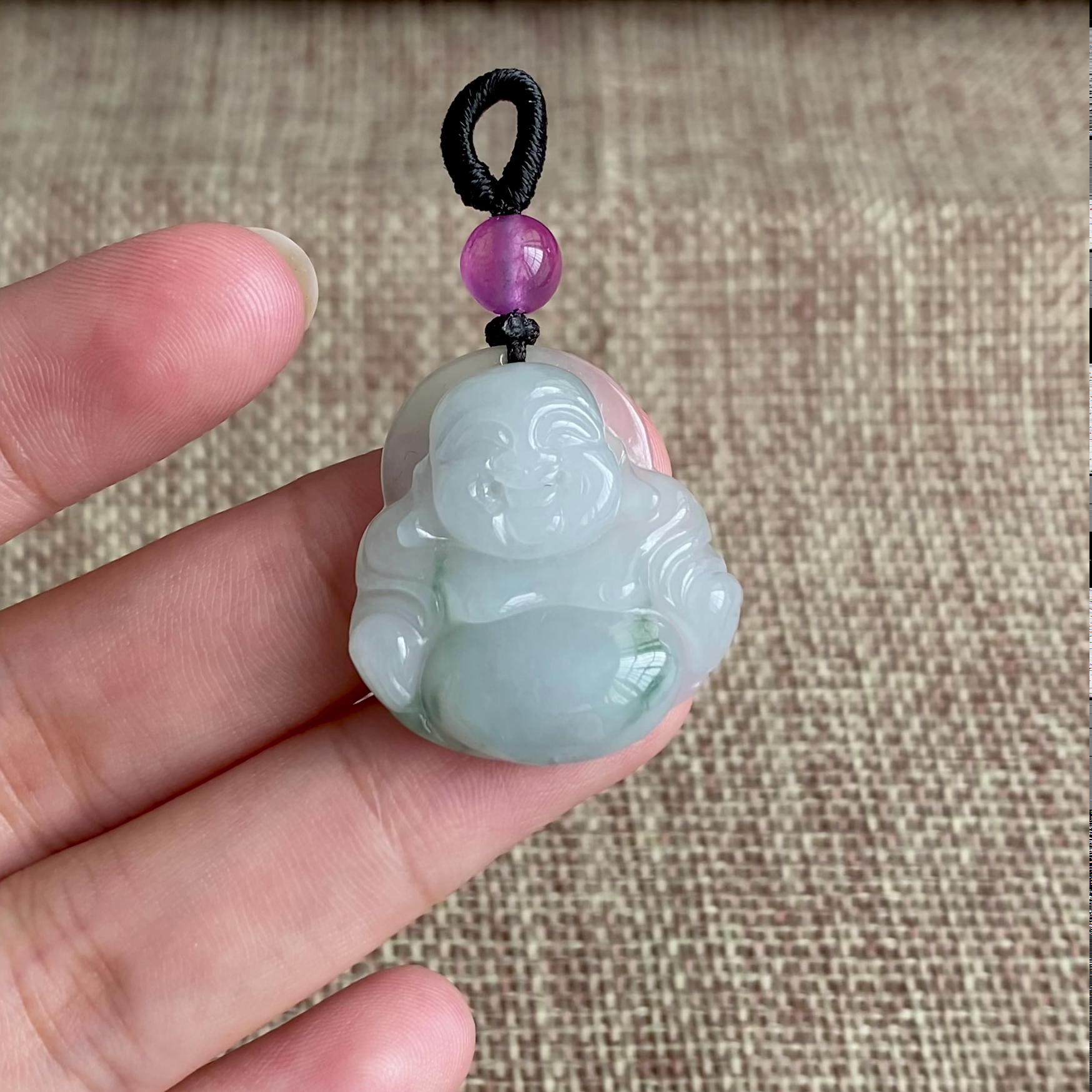 糯种飘花小弥勒佛佛公吊坠102703 - 厦门璞谷公司云商城